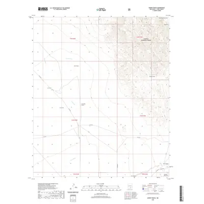 2020 Map of Gowdy Ranch, 2020 Print