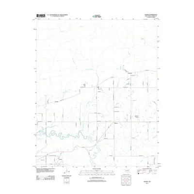 2013 Map of Gowen, 2013 Print