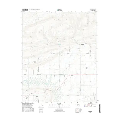 2016 Map of Gowen, 2016 Print
