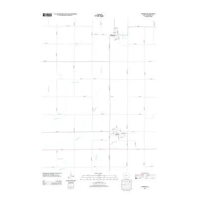 2013 Map of Gowrie, 2013 Print
