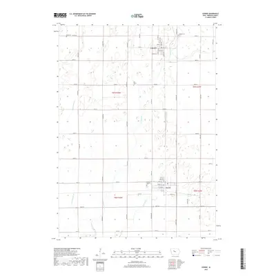 2018 Map of Gowrie, 2018 Print
