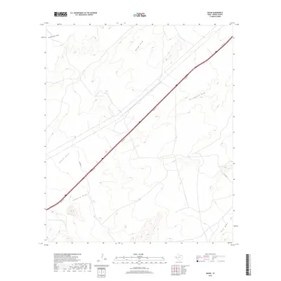 2019 Map of Gozar, 2019 Print