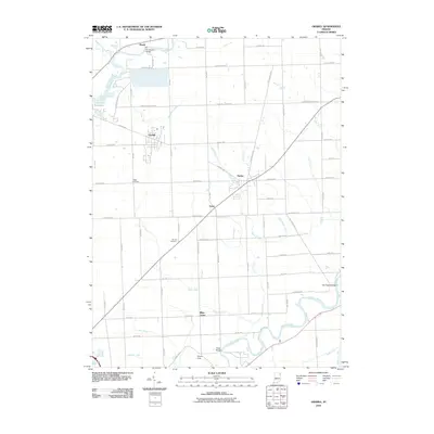 2010 Map of Grabill, 2010 Print