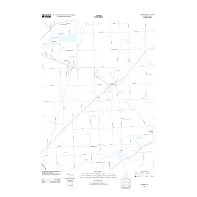 2013 Map of Grabill, 2013 Print
