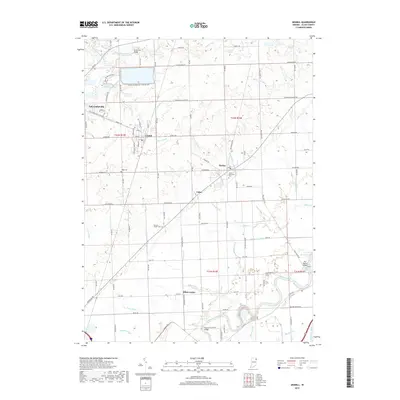 2019 Map of Grabill, 2019 Print