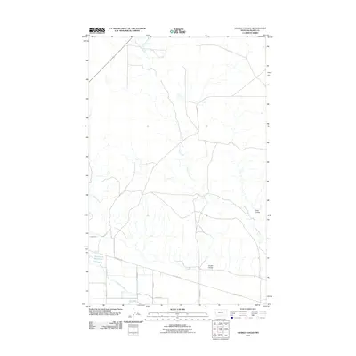 2011 Map of Grable Coulee, 2011 Print
