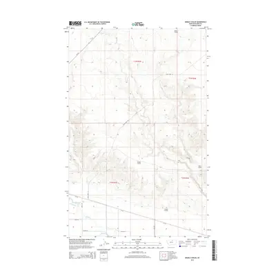 2014 Map of Grable Coulee, 2014 Print