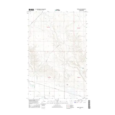 2017 Map of Grable Coulee, 2017 Print