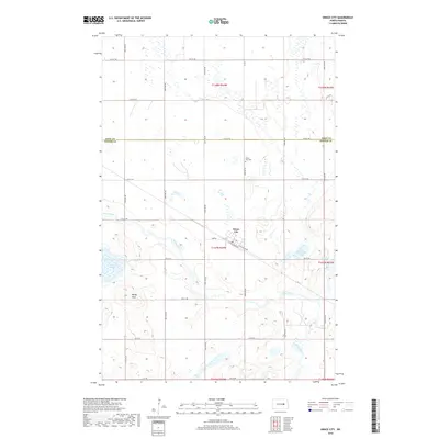 2018 Map of Grace City, 2018 Print