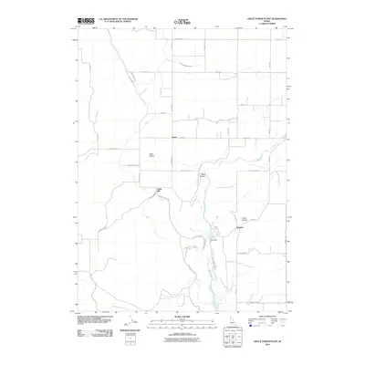 2010 Map of Grace Power Plant, 2010 Print