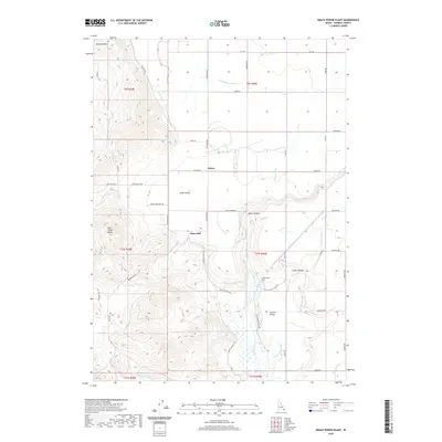 2020 Map of Grace Power Plant, 2020 Print