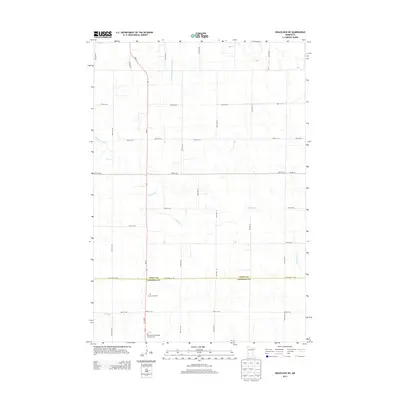 2013 Map of Gracelock NE, 2013 Print