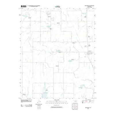 2009 Map of Gracemont, 2009 Print