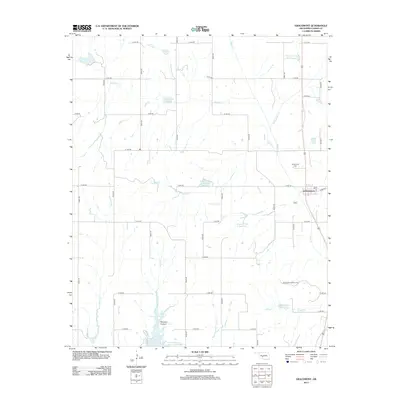 2013 Map of Gracemont, 2013 Print