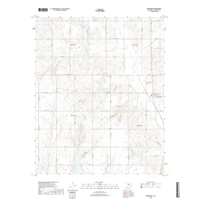 2018 Map of Gracemont, 2018 Print