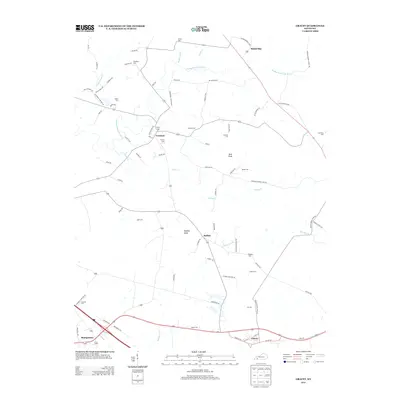 2013 Map of Gracey, 2013 Print