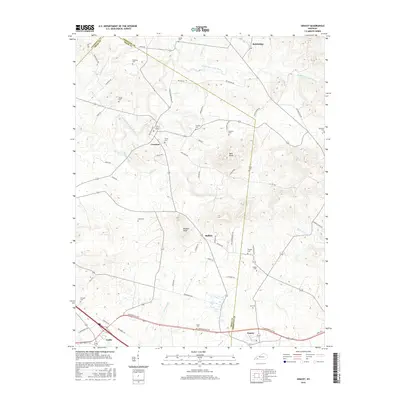 2016 Map of Gracey, 2016 Print