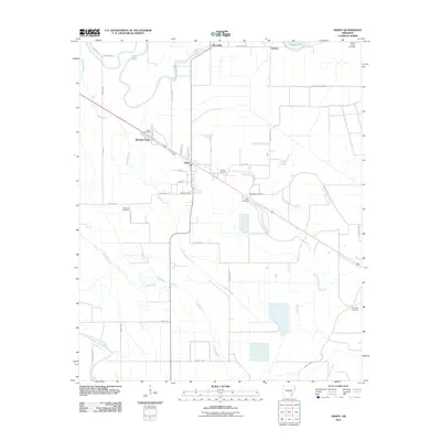 2011 Map of Grady, 2011 Print