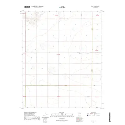2020 Map of Grady SW, 2020 Print