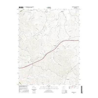 2016 Map of Gradyville, 2016 Print