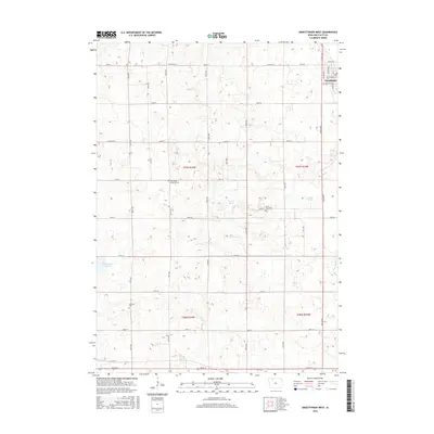 2015 Map of Graettinger West, 2015 Print