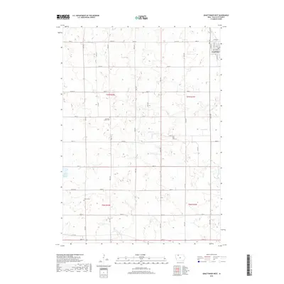 2018 Map of Graettinger West, 2018 Print