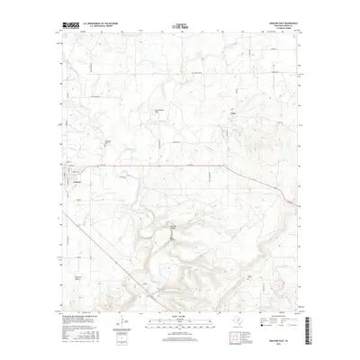 2016 Map of Graford East, 2016 Print