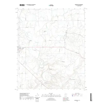 2019 Map of Graford East, 2019 Print