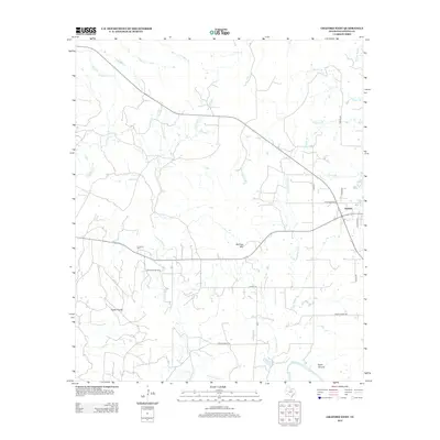 2012 Map of Graford West, 2012 Print