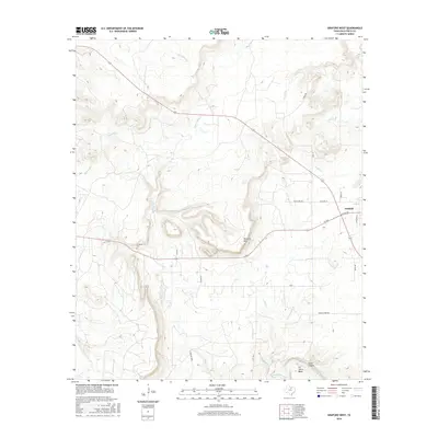 2016 Map of Graford West, 2016 Print