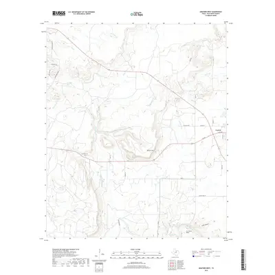 2019 Map of Graford West, 2019 Print