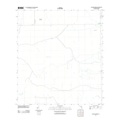 2012 Map of Graham Marsh, 2012 Print