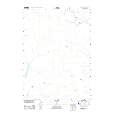 2012 Map of Graham Peak, 2012 Print