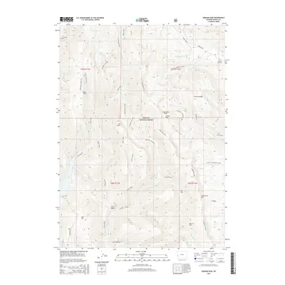 2015 Map of Graham Peak, 2015 Print