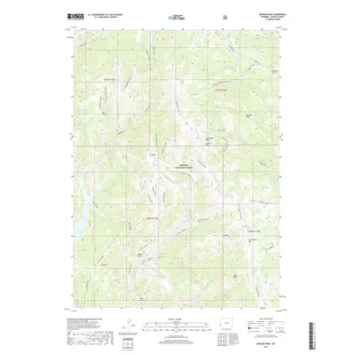 2017 Map of Graham Peak, 2017 Print