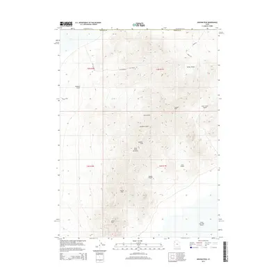 2014 Map of Graham Peak, 2014 Print
