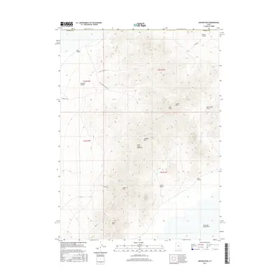 2017 Map of Graham Peak, 2017 Print