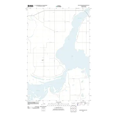 2011 Map of Grahams Island, 2011 Print