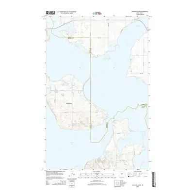 2014 Map of Grahams Island, 2014 Print
