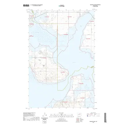 2020 Map of Grahams Island, 2020 Print