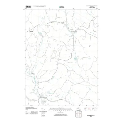 2010 Map of Grahamsville, 2010 Print