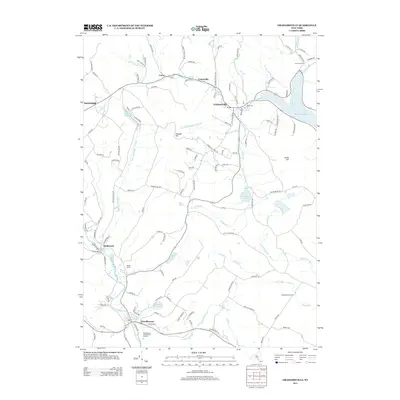 2013 Map of Grahamsville, 2013 Print