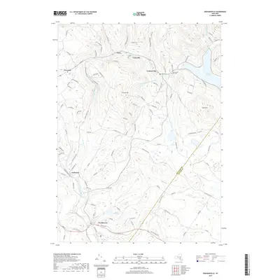 2019 Map of Grahamsville, 2019 Print