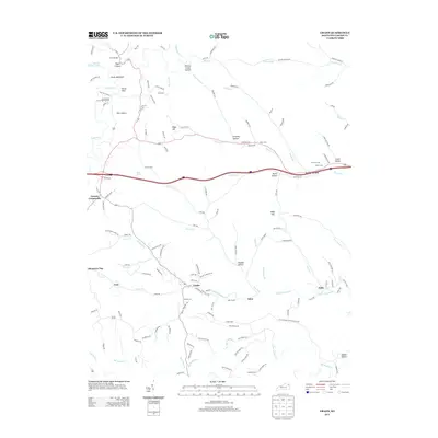 2013 Map of Grahn, 2013 Print