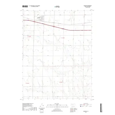 2018 Map of Grainfield, 2018 Print