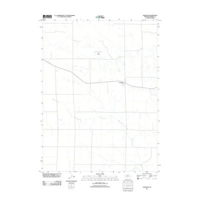 2011 Map of Grainton, 2011 Print