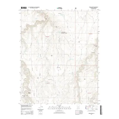 2014 Map of Grama Draw, 2014 Print
