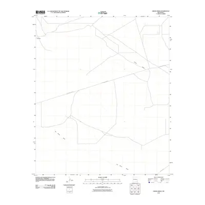 2010 Map of Grama Ridge, 2010 Print
