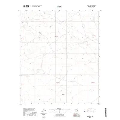 2020 Map of Grama Ridge, 2020 Print