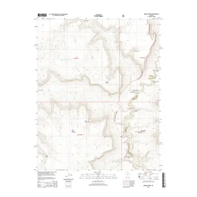 2014 Map of Grama Spring, 2014 Print